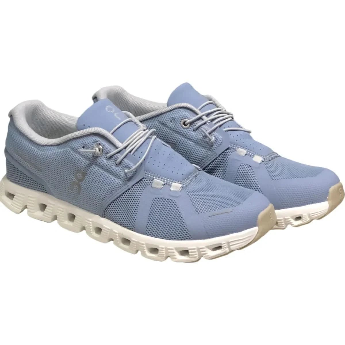 On Cloud 5 Men's Light Grayish Blue White - Onsrunners