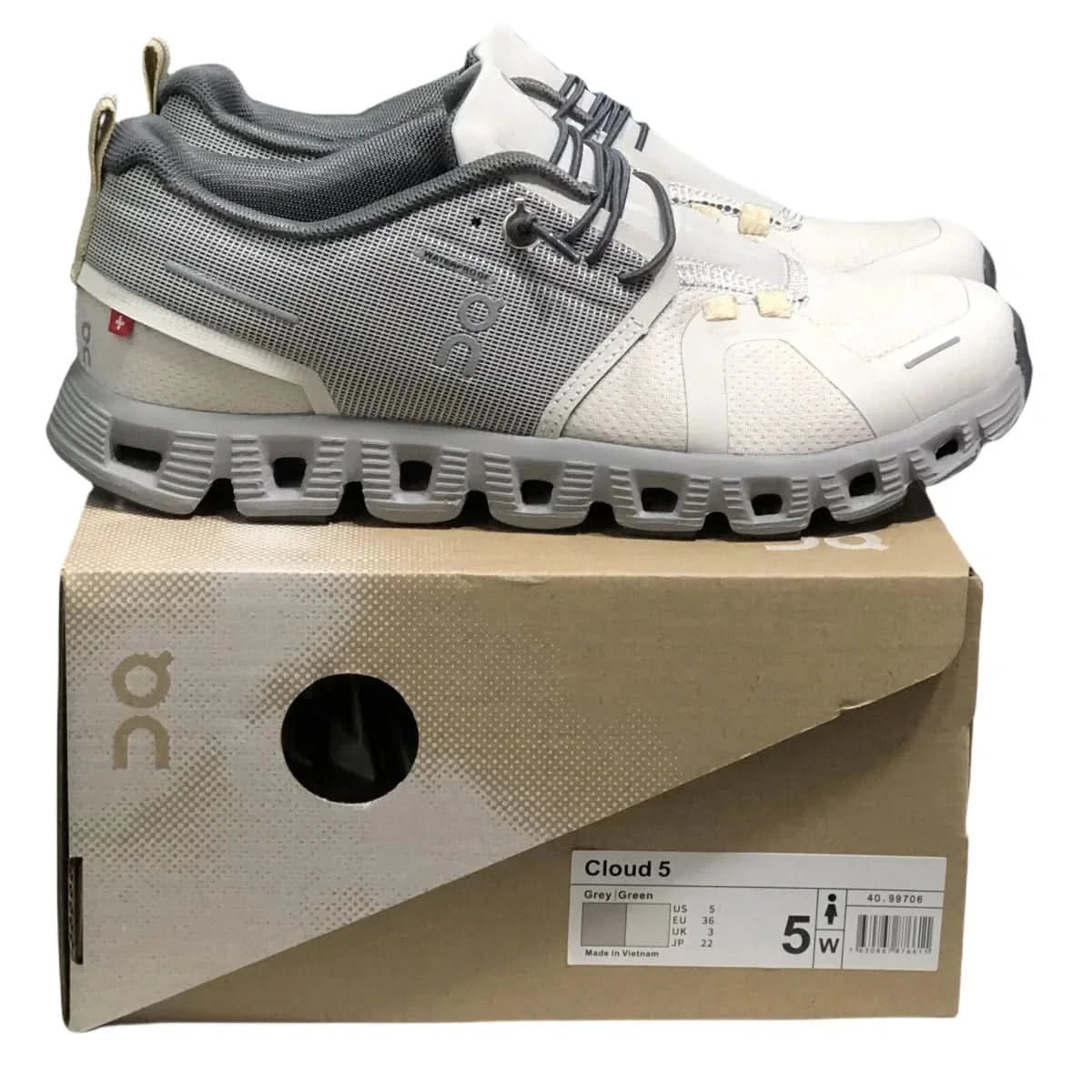 On Cloud 5 Women'S Pearl White/Gray - Onsrunners