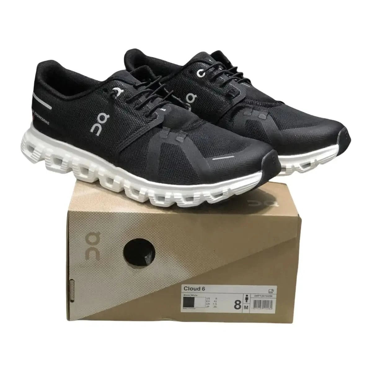 On Cloud 6 Women's Black/White - Onsrunners