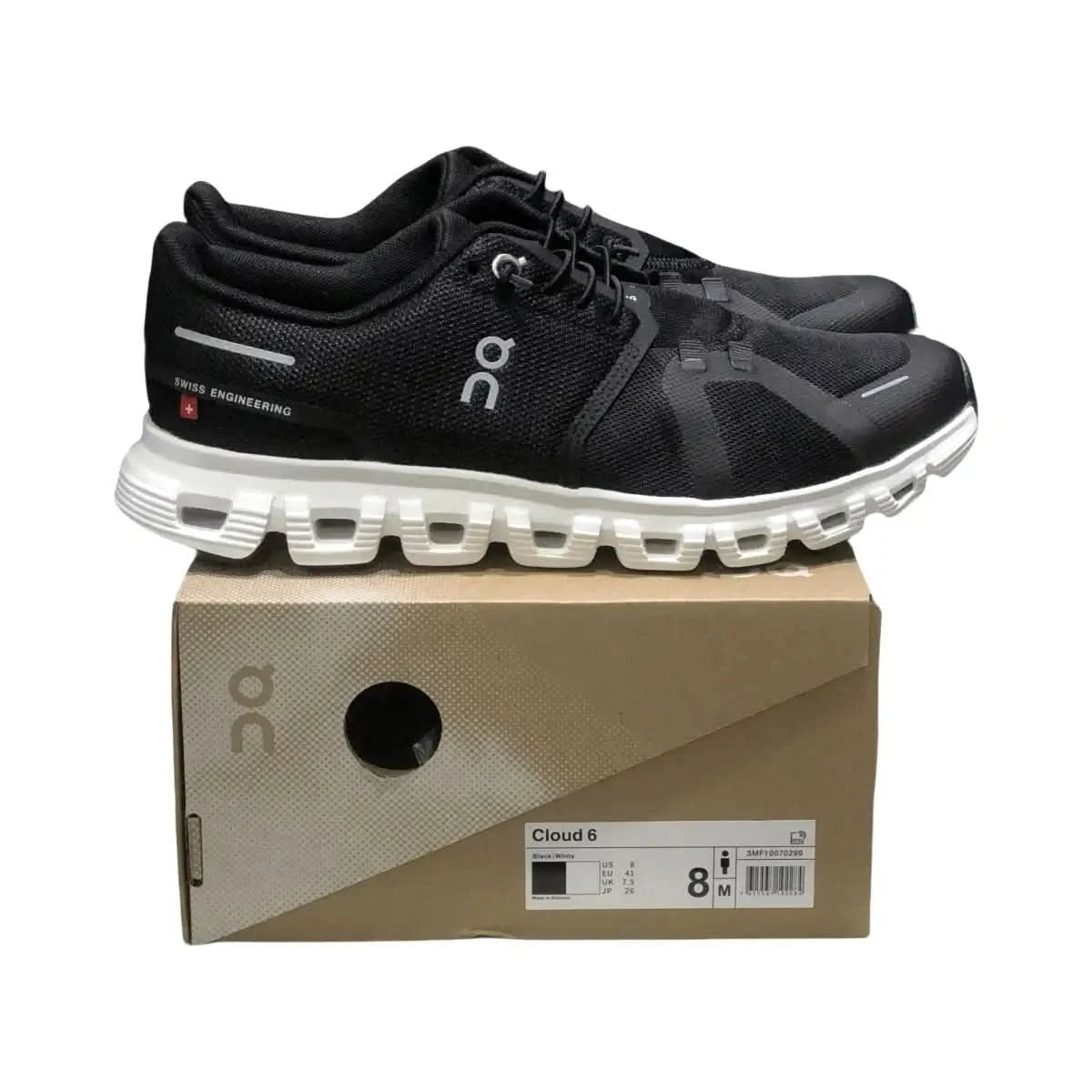 On Cloud 6 Women's Black/White - Onsrunners