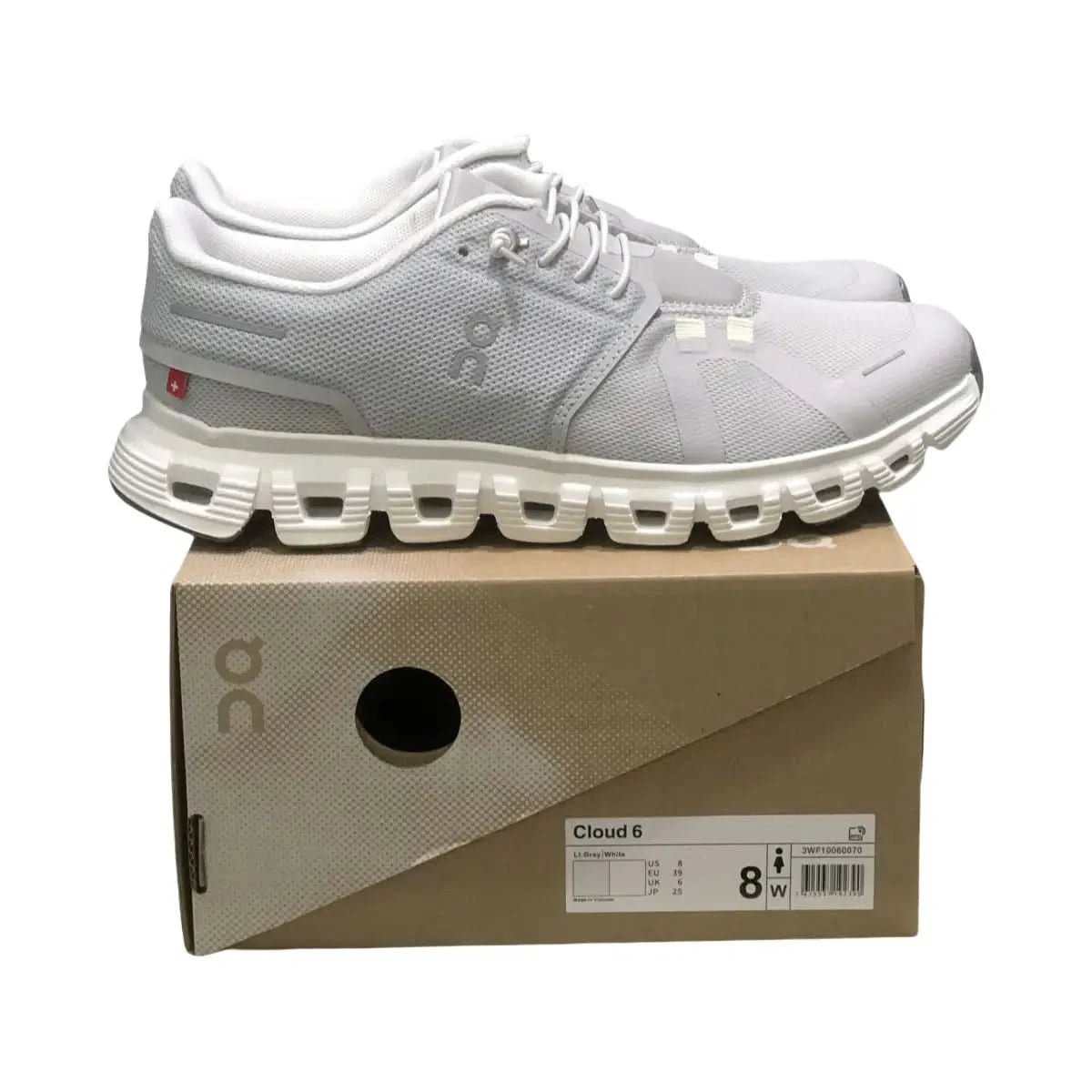 On Cloud 6 Women's Gray/White - Onsrunners