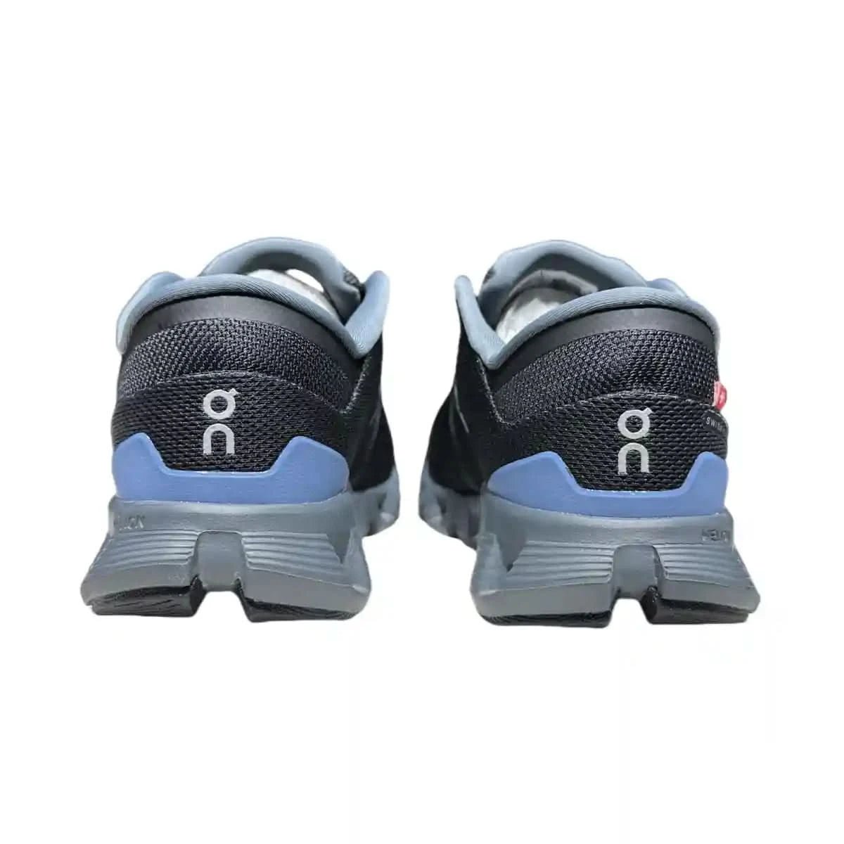 On Cloud X4 Women’s Black/Light Gray - Blue - Onsrunners