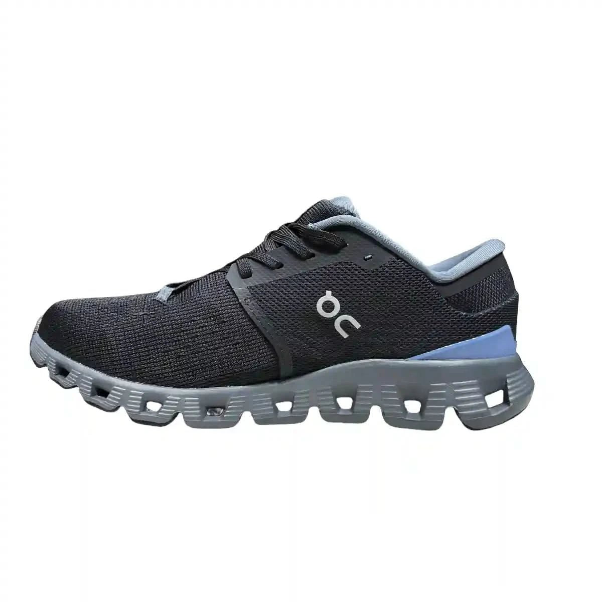 On Cloud X4 Women’s Black/Light Gray - Blue - Onsrunners