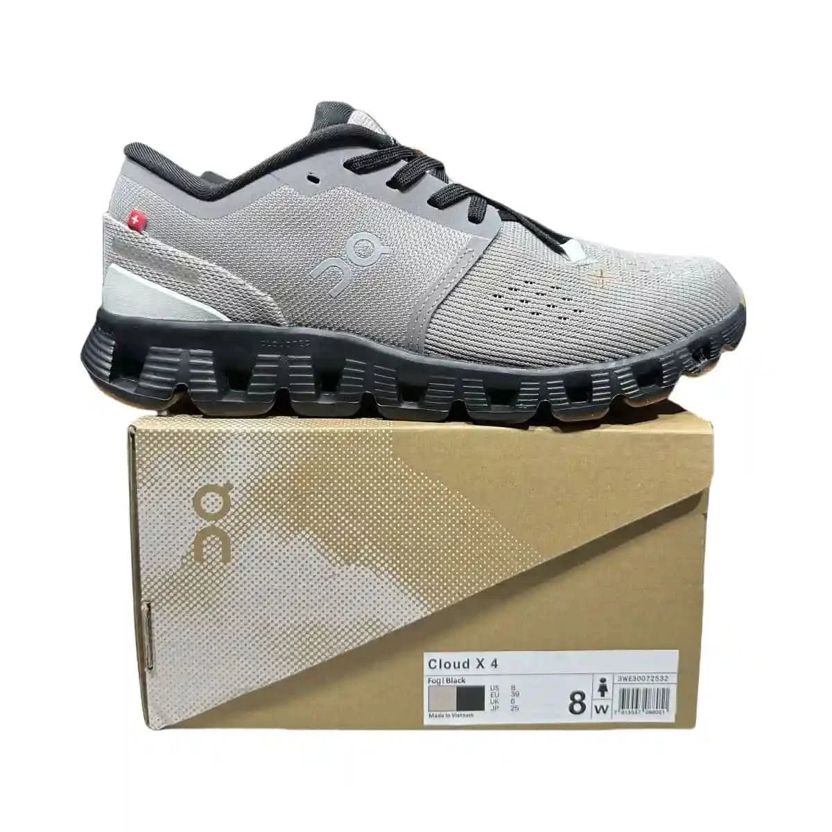 On Cloud X4 Women’s Mist White/Black - Onsrunners