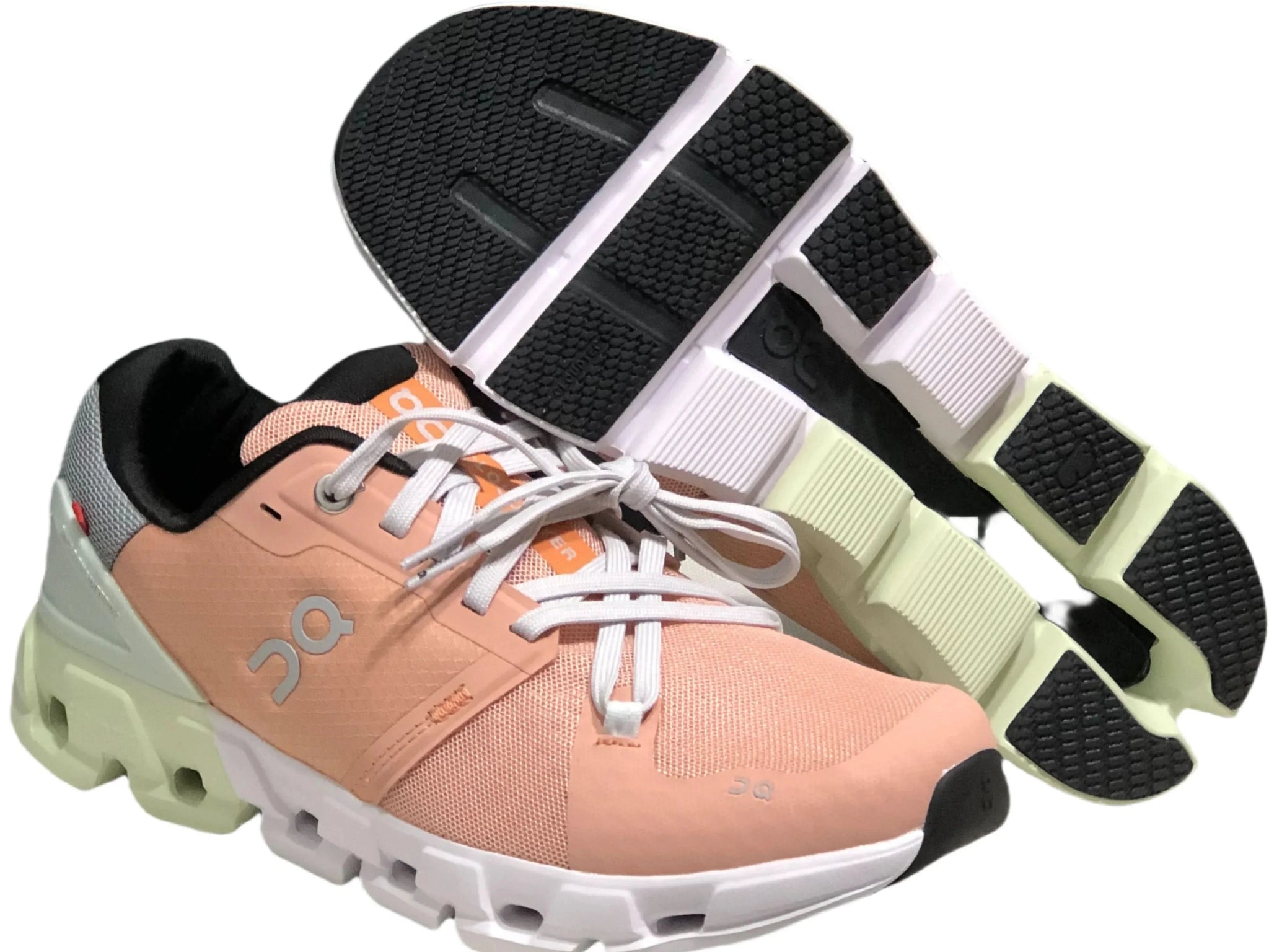 On Cloudflyer 4 Men's Peach/Green - Onsrunners