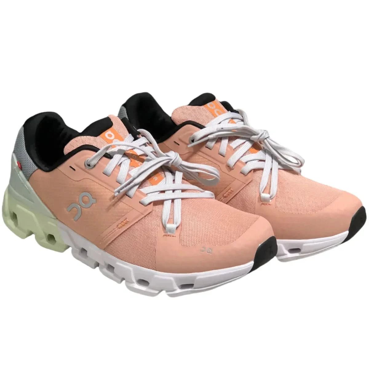 On Cloudflyer 4 Women's Peach/Green - Onsrunners
