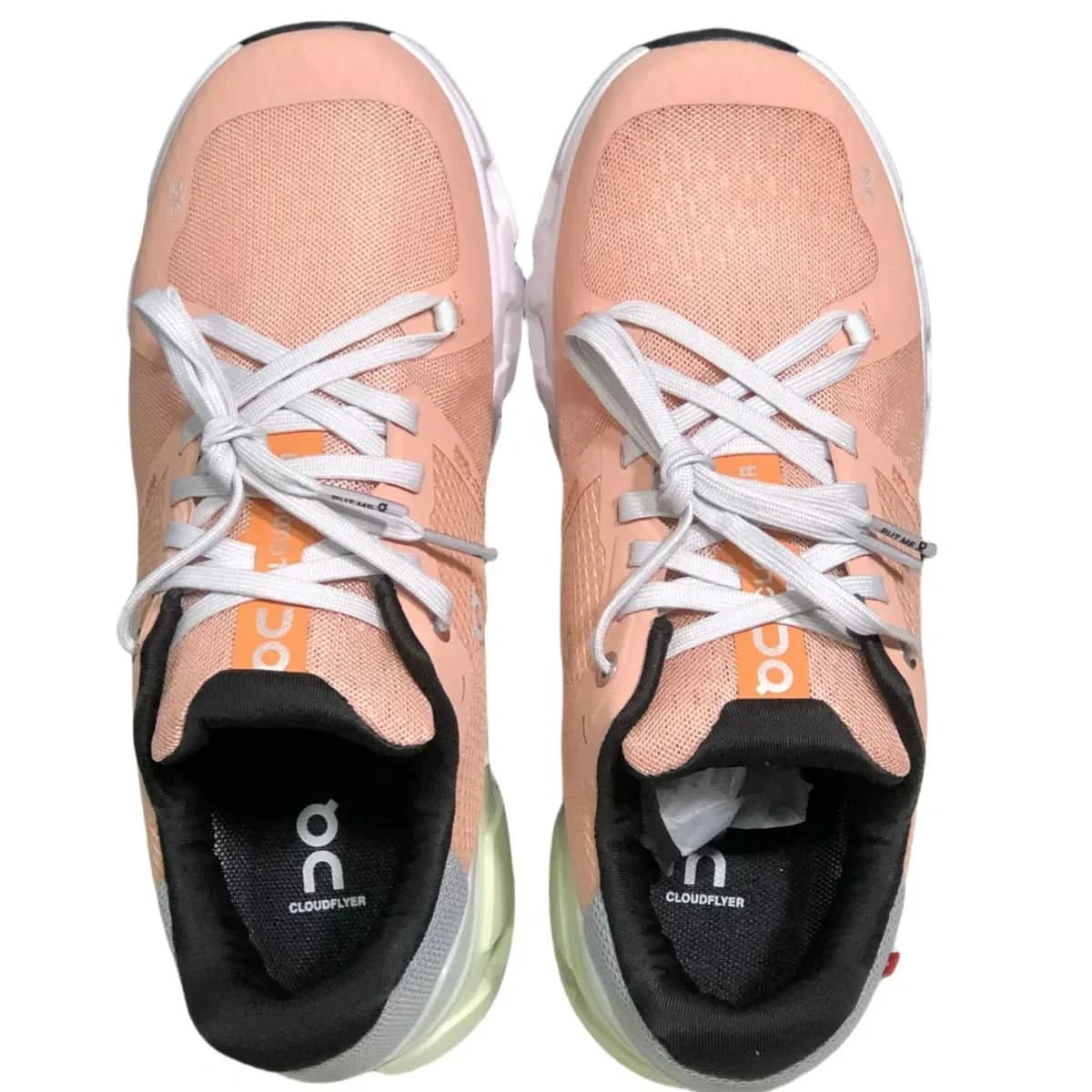 On Cloudflyer 4 Women's Peach/Green - Onsrunners