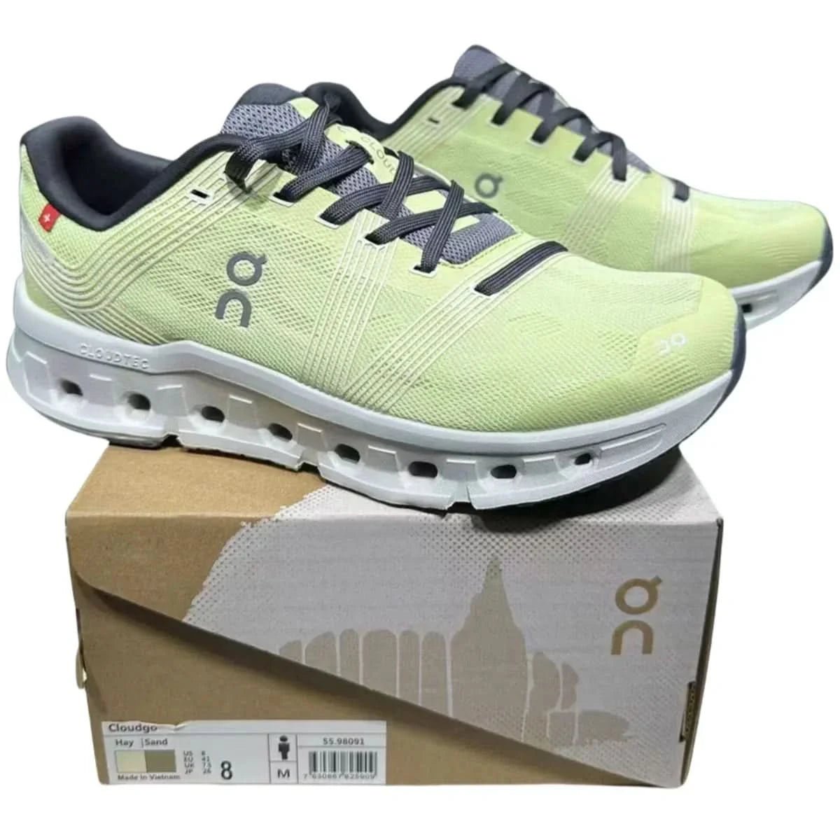 On Cloudgo Men's Grass yellow yarn - Onsrunners
