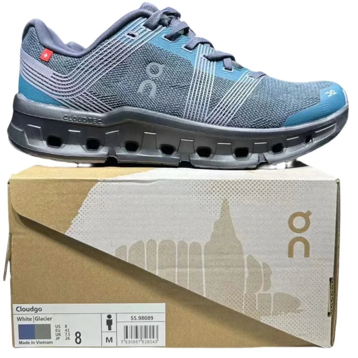 On Cloudgo Men's Storm Blue Magnetic/Lime - Onsrunners