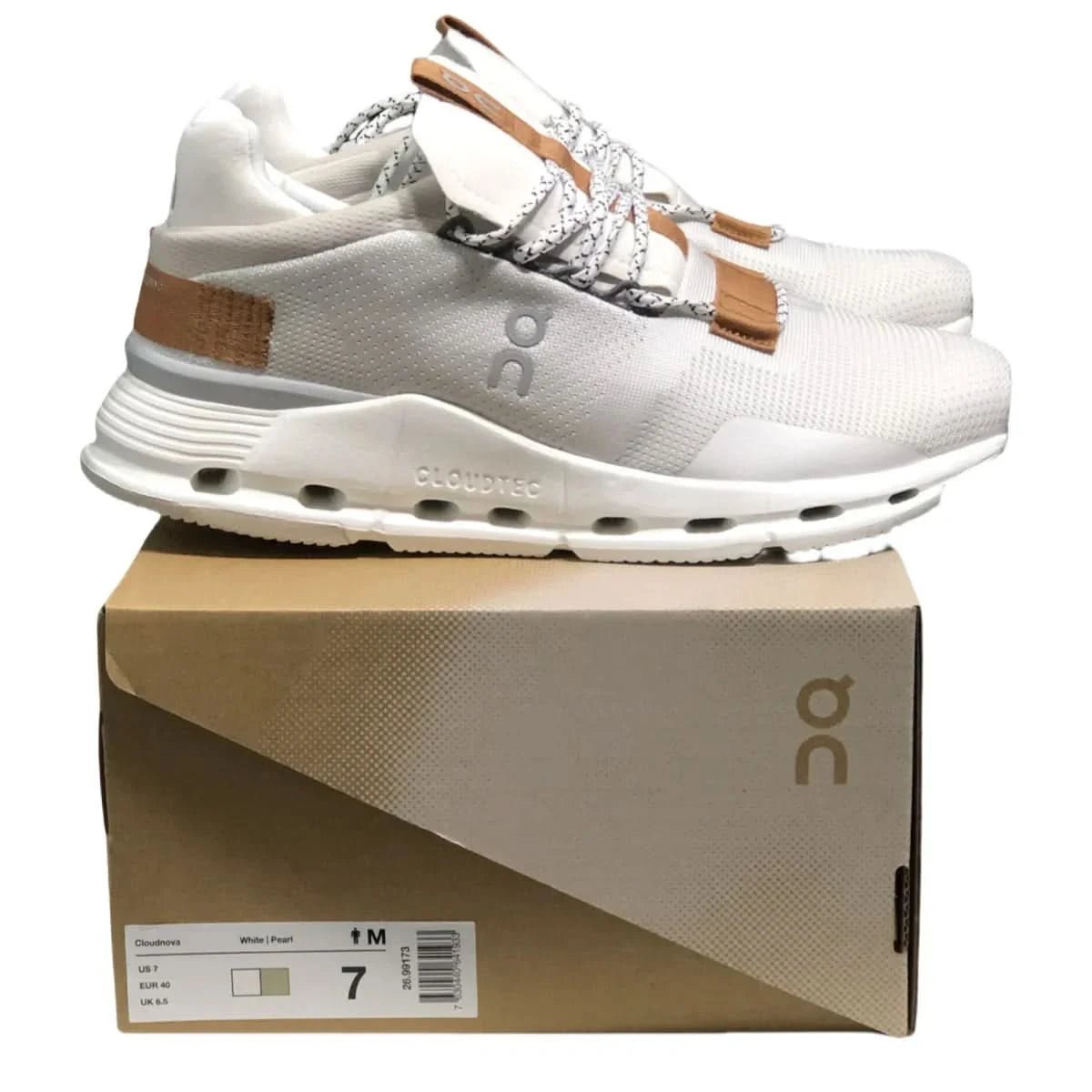 On Cloudnova Women's Pearly/White - Onsrunners