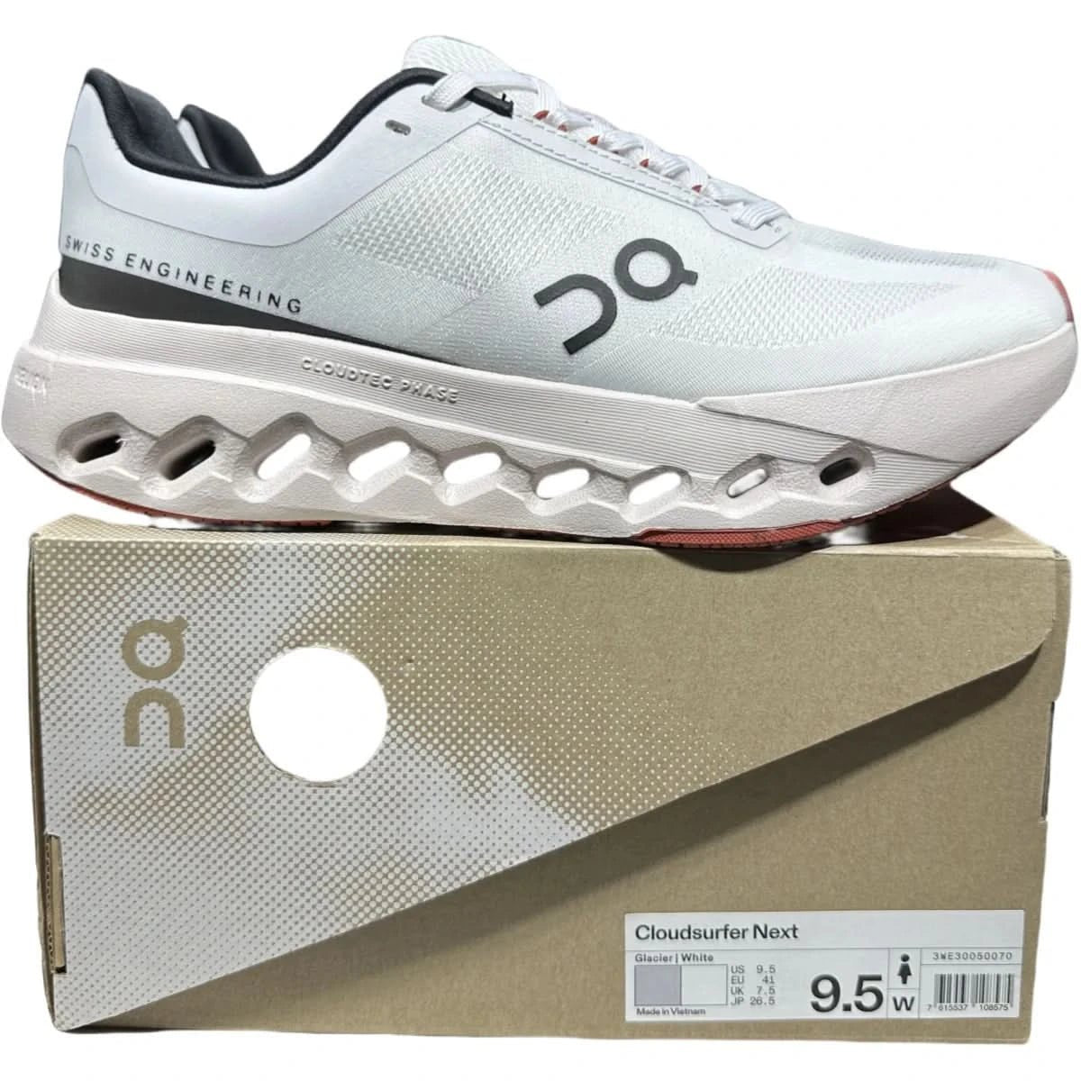 On Cloudsurfer Next Men's White/Flame - Onsrunners
