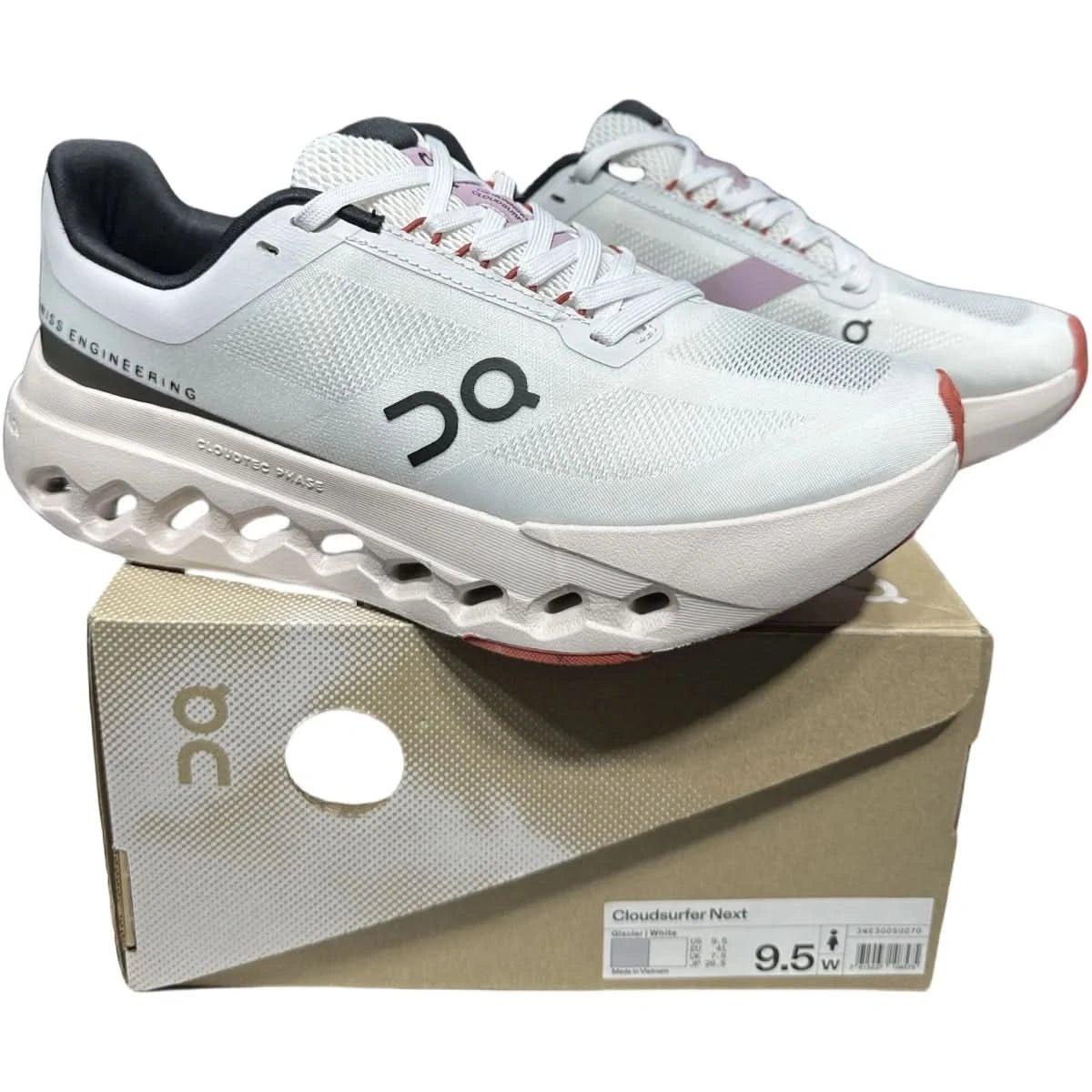 On Cloudsurfer Next Men's White/Flame - Onsrunners