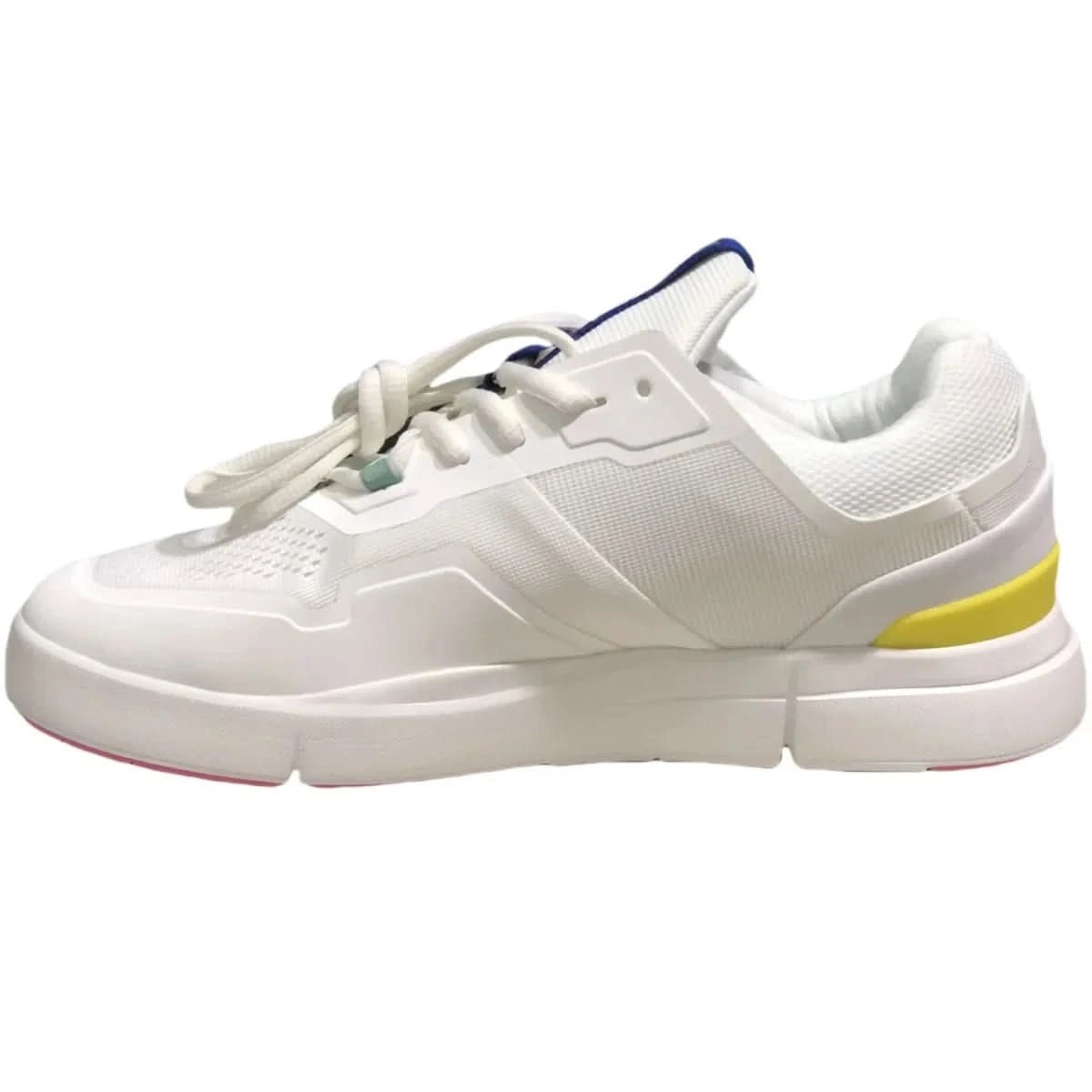 On The Roger Spin Men's White/Yellow - Onsrunners
