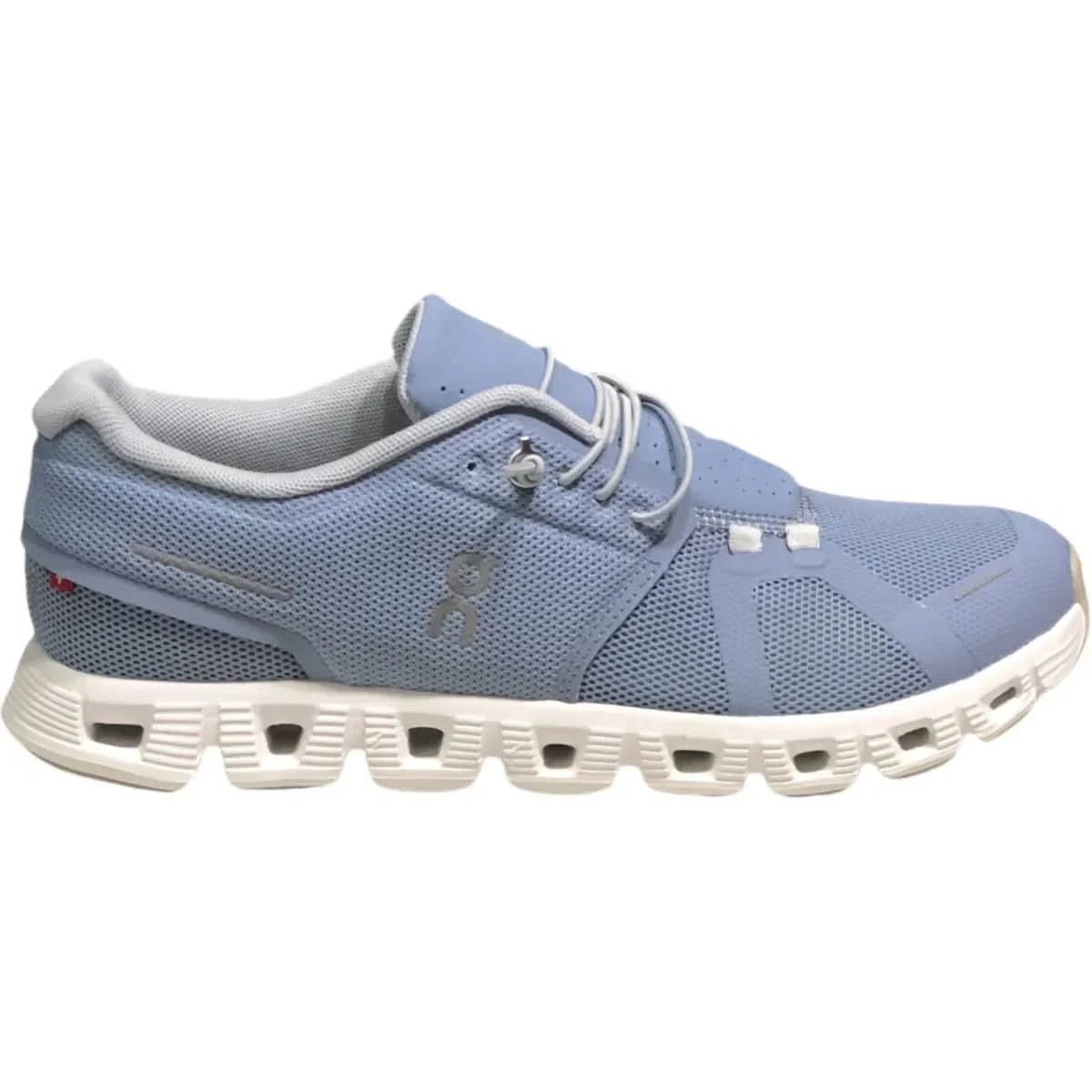 On Cloud 5 Women's Light Grayish Blue White - Onsrunners