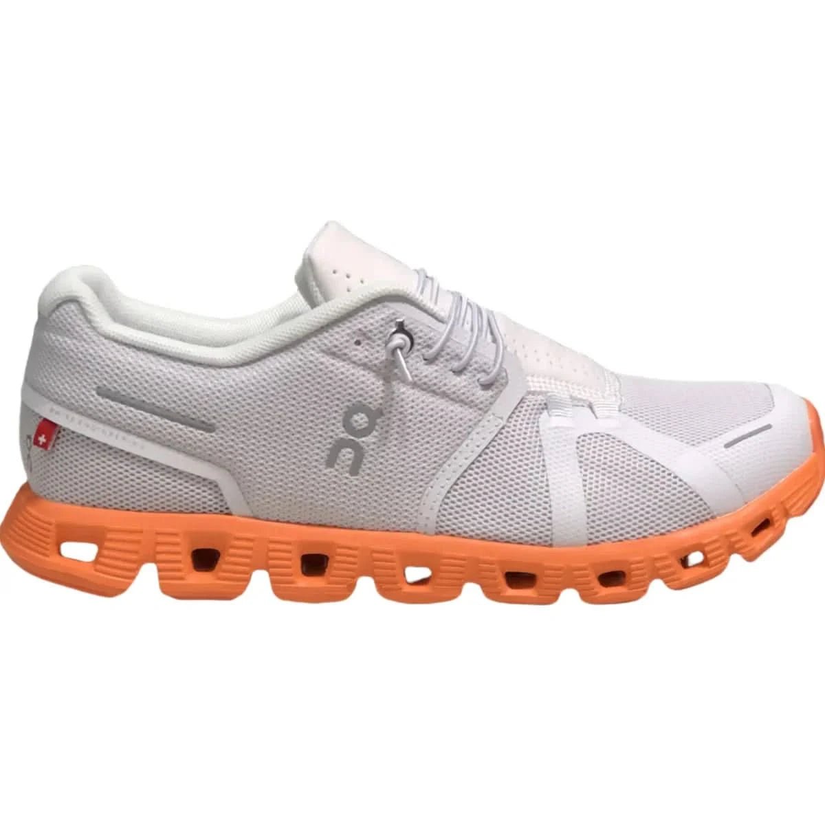 On Cloud 5 Women's White/Orange - Onsrunners