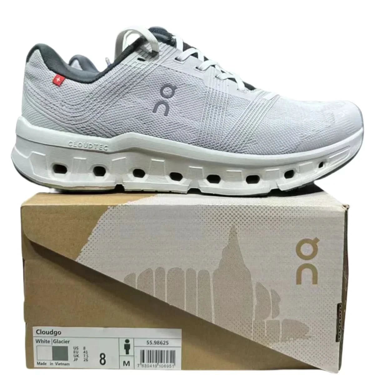 On Cloudgo Women's White/Grey - Onsrunners