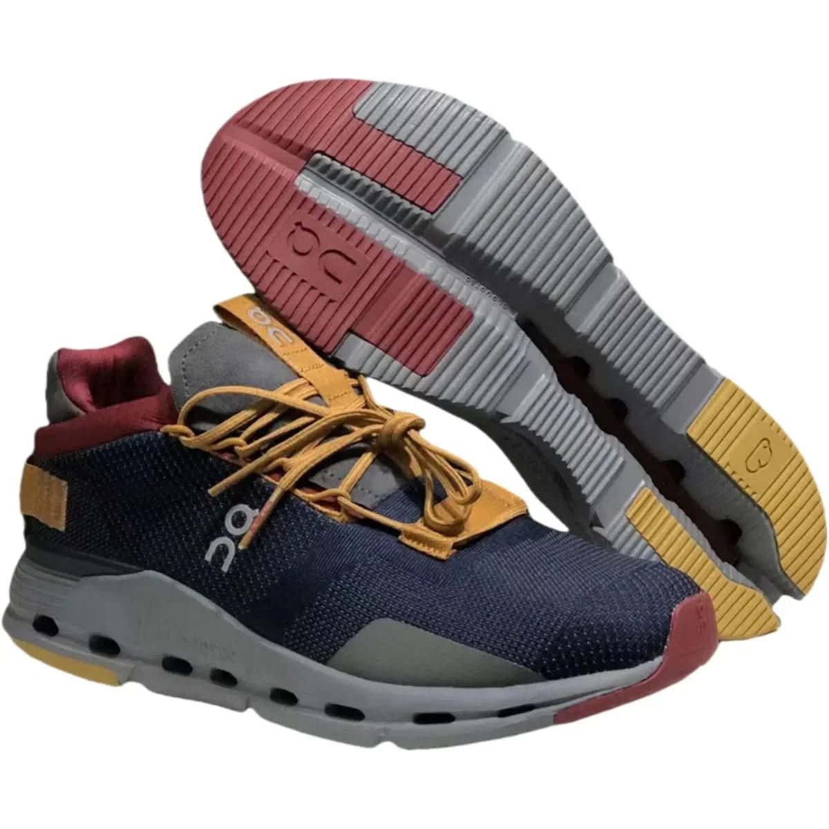 On Cloudnova Women's Gray/Blue - Onsrunners