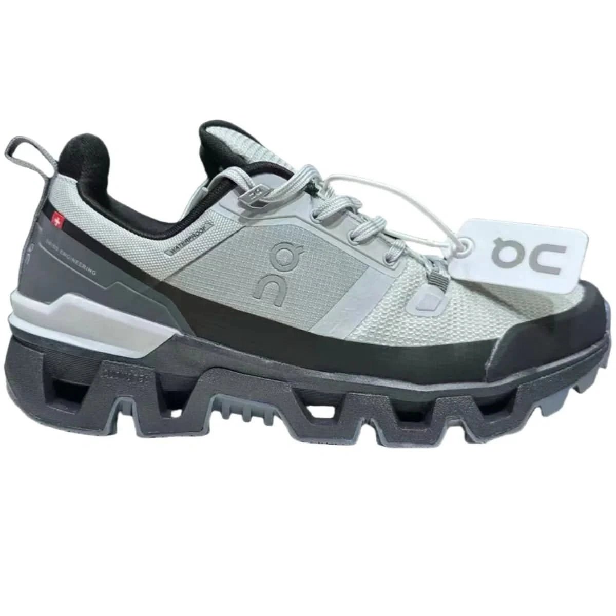 On Cloudwander Waterproof Men's White/Gray - Onsrunners