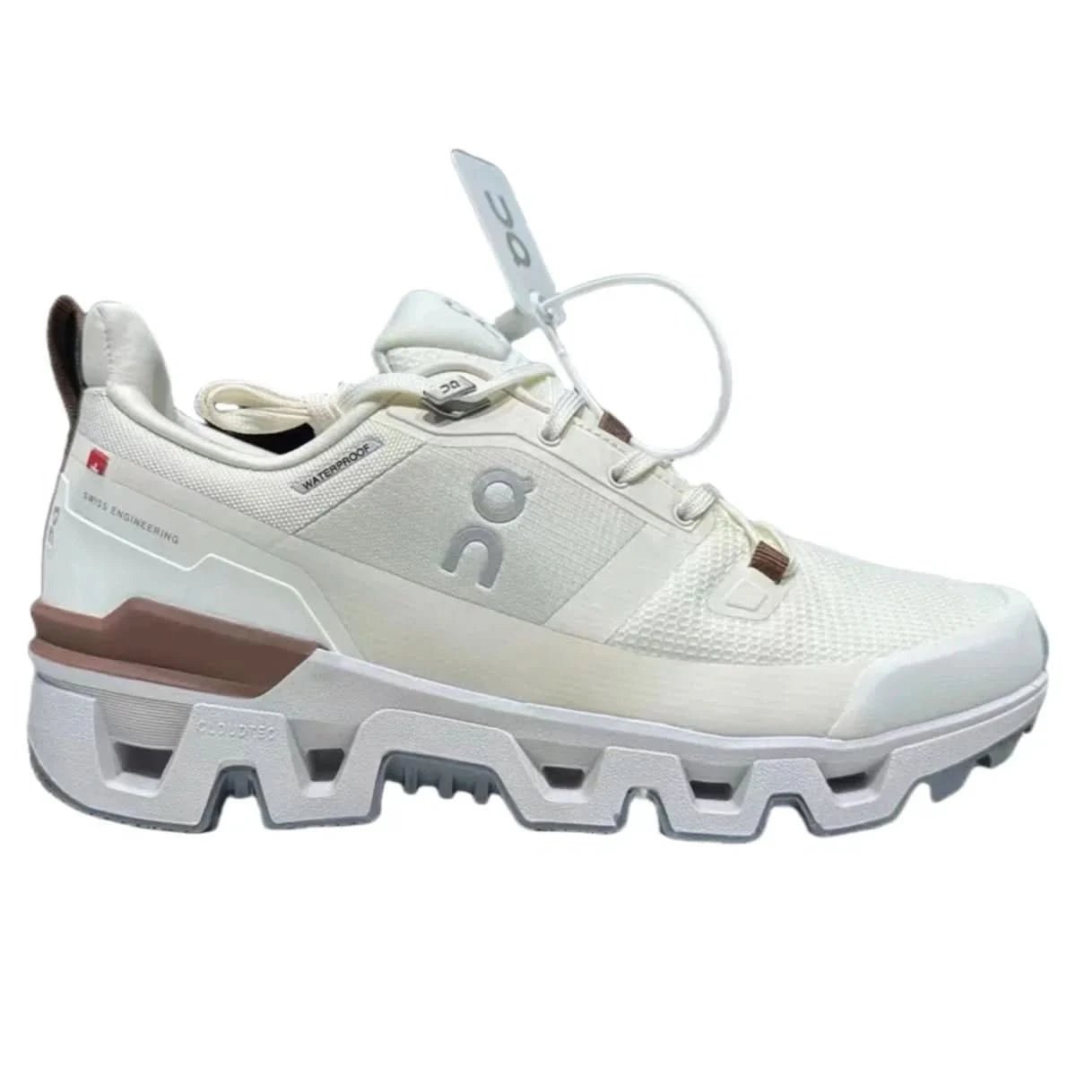 On Cloudwander Waterproof Men's White/Sand - Onsrunners