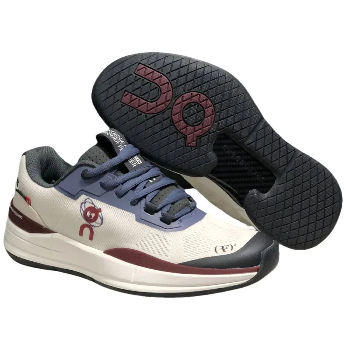 On The Roger Pro Women's Beige/Blue - Onsrunners