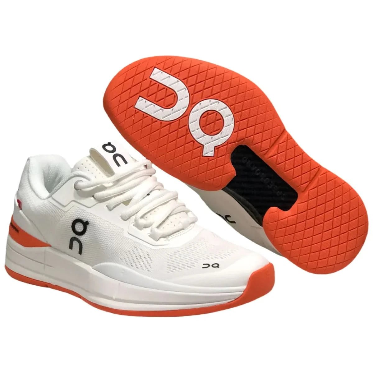 On The Roger Pro Women's White/Oranges - Onsrunners