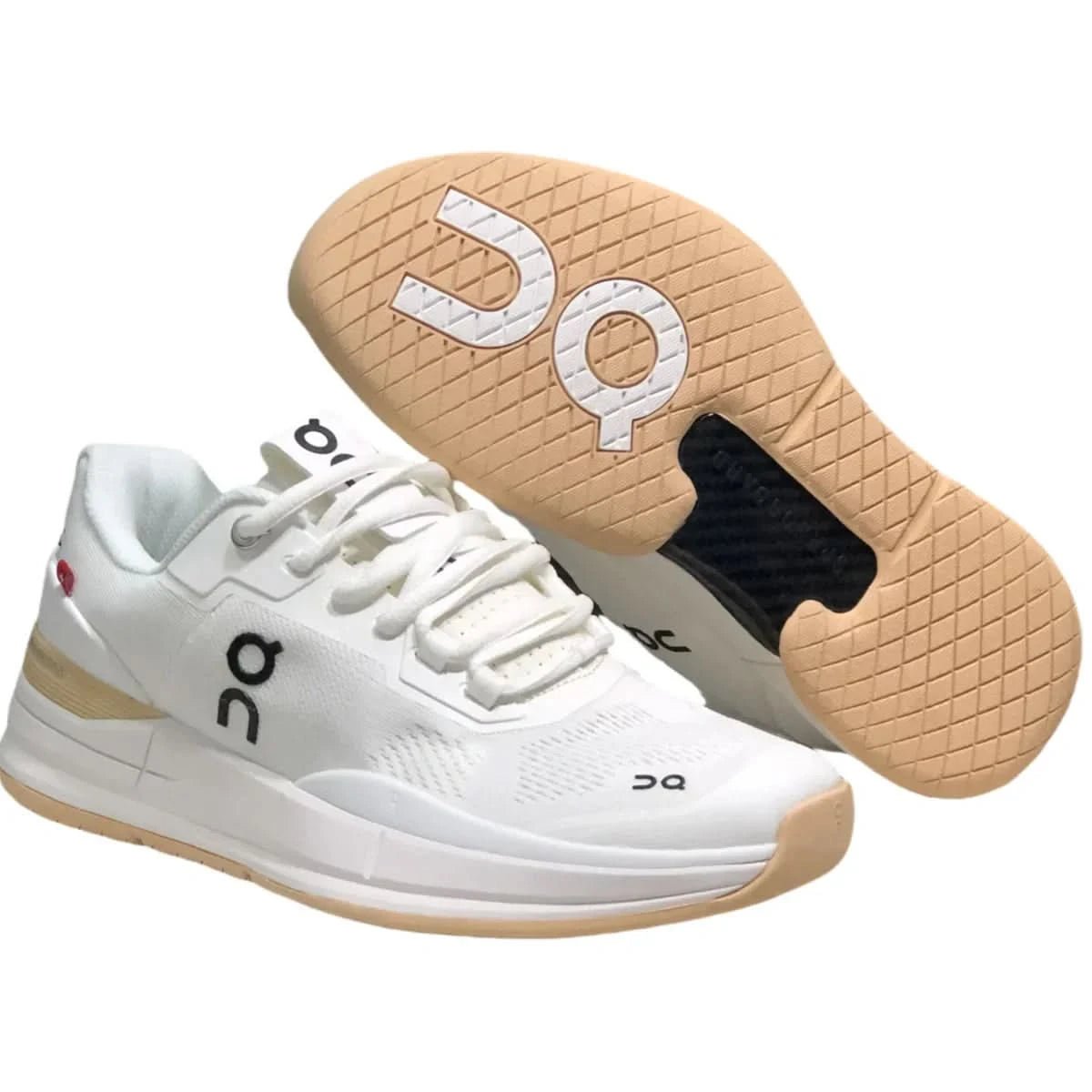 On The Roger Pro Women's White/Yellow - Onsrunners